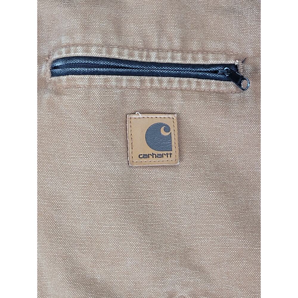 VTG 2005 Carhartt Detroit Jacket J97 BRN Men's Sz M | Broken Zipper - Picture 3 of 10